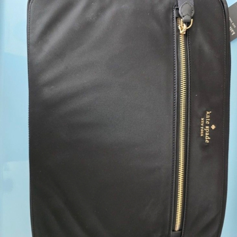 Kate Spade Laptop Sleeve with Strap - Black